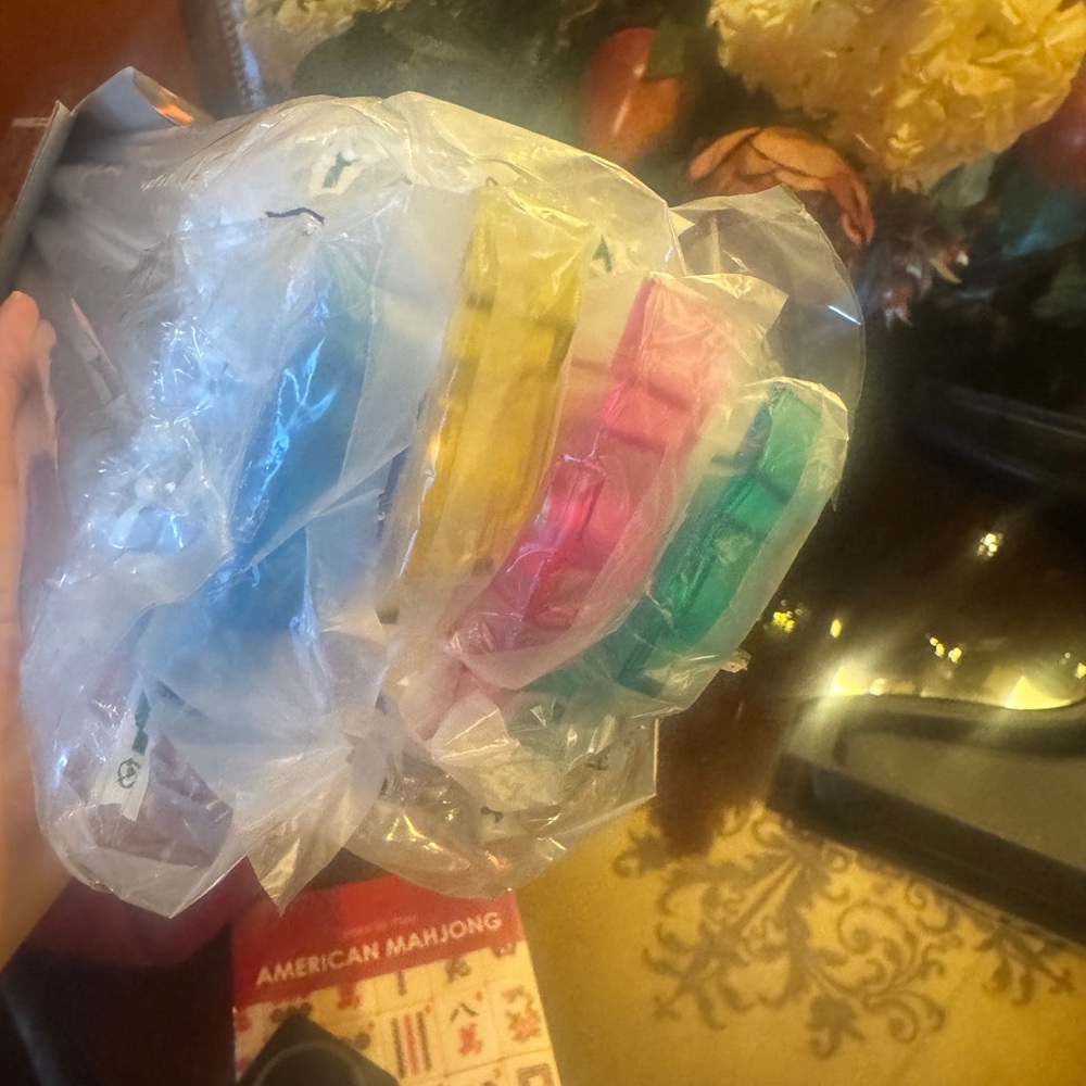 Colorful Mahjong Racks Set